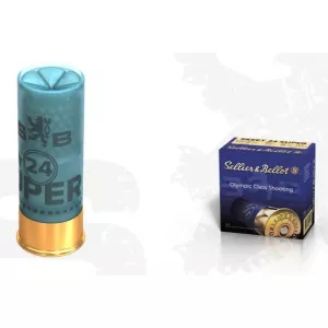 Brokový náboj Sellier & Bellot 12/70 Skeet 24 Super. brok 2,0 mm