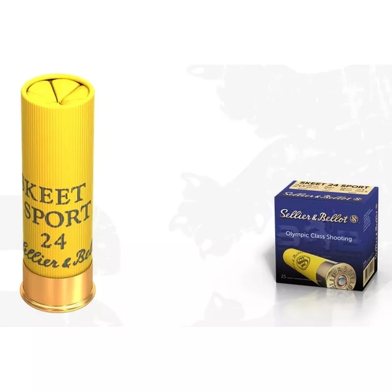 Brokový náboj Sellier & Bellot 20/70 Skeet 24 Sport, brok 2,0 mm