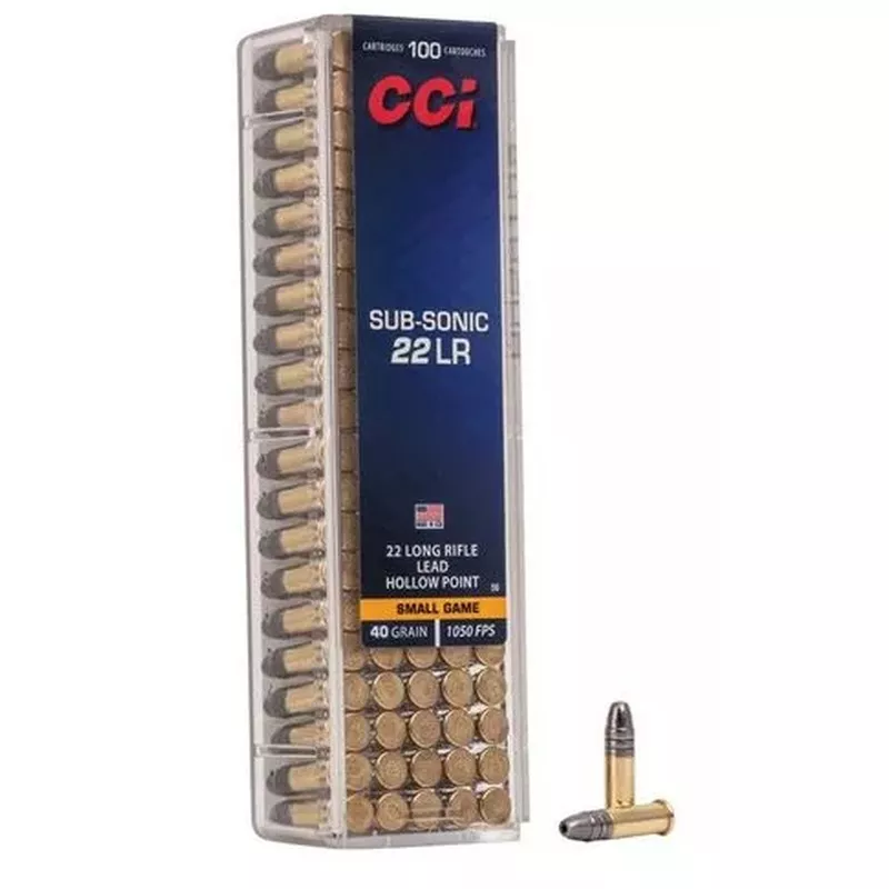 Náboj CCI 22 LR Subsonic HP 2,6 g / 40 gr