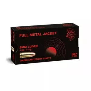 Pistolový náboj Geco 9 mm Luger FMJ 8,0 g