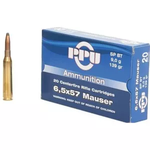 Kulový náboj Prvi Partizan 6,5x57 Mauser SP BT 9,0 g