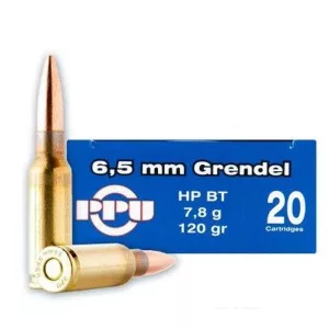 Kulový náboj Prvi Partizan 6,5 mm Grendel HPBT 7,8 g / 120 gr