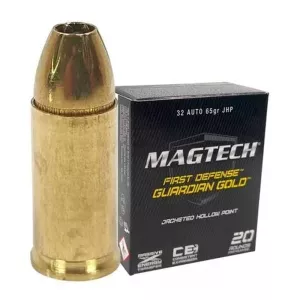 Pistolový náboj Magtech 7,65 Browning JHP Guardian Gold 4,2g
