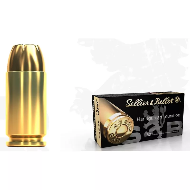 Náboj S&B 40 S&W JHP 11,7 g