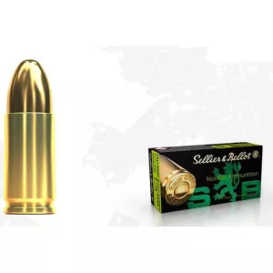 Pistolový náboj Sellier & Bellot 9 mm Luger NON-TOX FMJ-ZINC 5,9 g / 91 gr