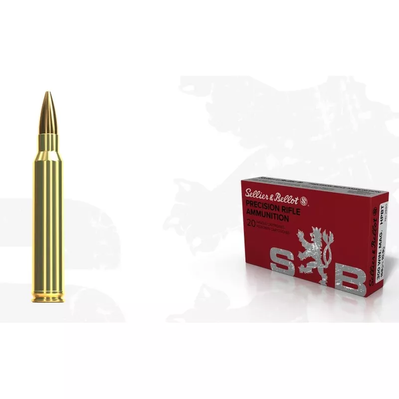 Náboj S&B 300 Win Mag HPBT (OTM) 10,9 g