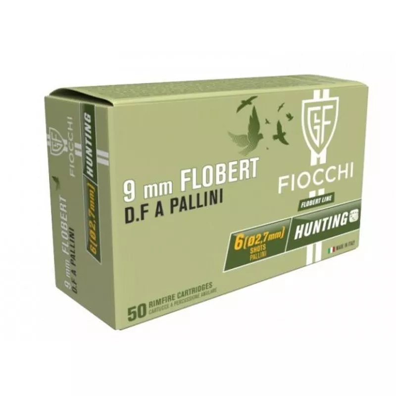 Flobertkový náboj Fiocchi 9 mm Flobert - brokové