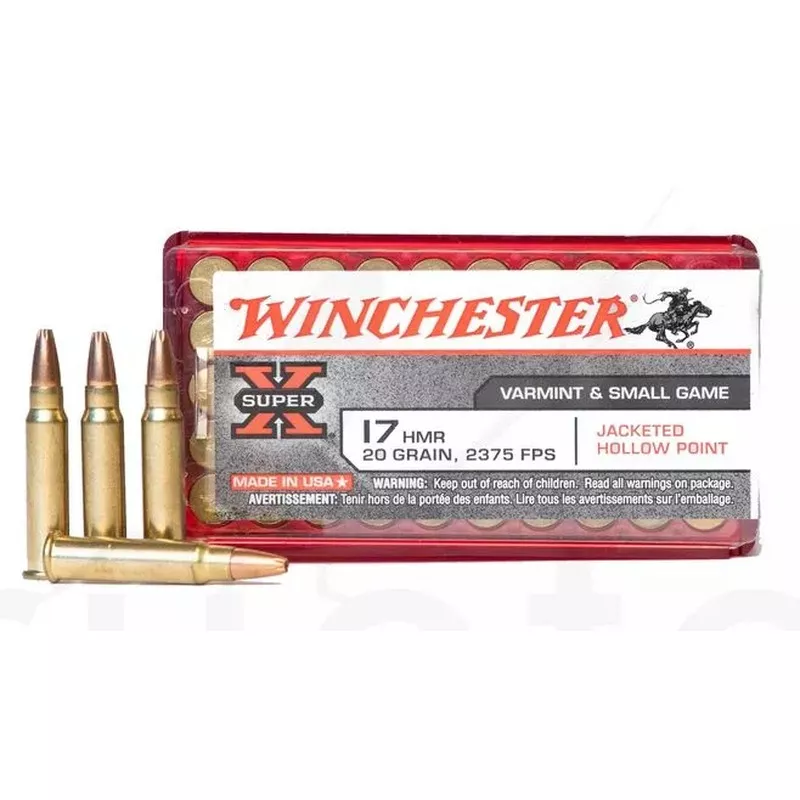 Malorážkový náboj Winchester 17 HMR Super X JHP 1,3g / 20 gr