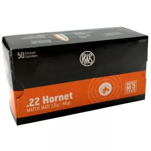 Kulový náboj RWS 22 Hornet Match Jagd 3,0 g / 46 gr