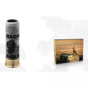 Brokový náboj Sellier & Bellot 12/76 Buck Shot Magnum 53 g, brok 6,09 mm