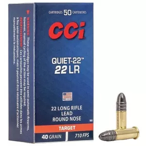 Malorážkový náboj CCI 22 LR Quiet-22 Subsonic LRN 2,59 g / 40 gr