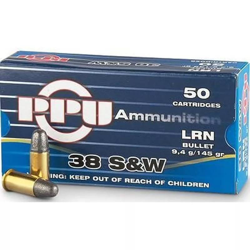 Revolverový náboj Prvi Partizan 38 S&W LRN 9,4 g / 145 gr