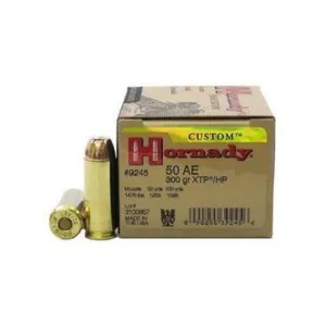 Pistolový náboj Hornady .50 AE XTP Custom 19,4 g / 300 grs