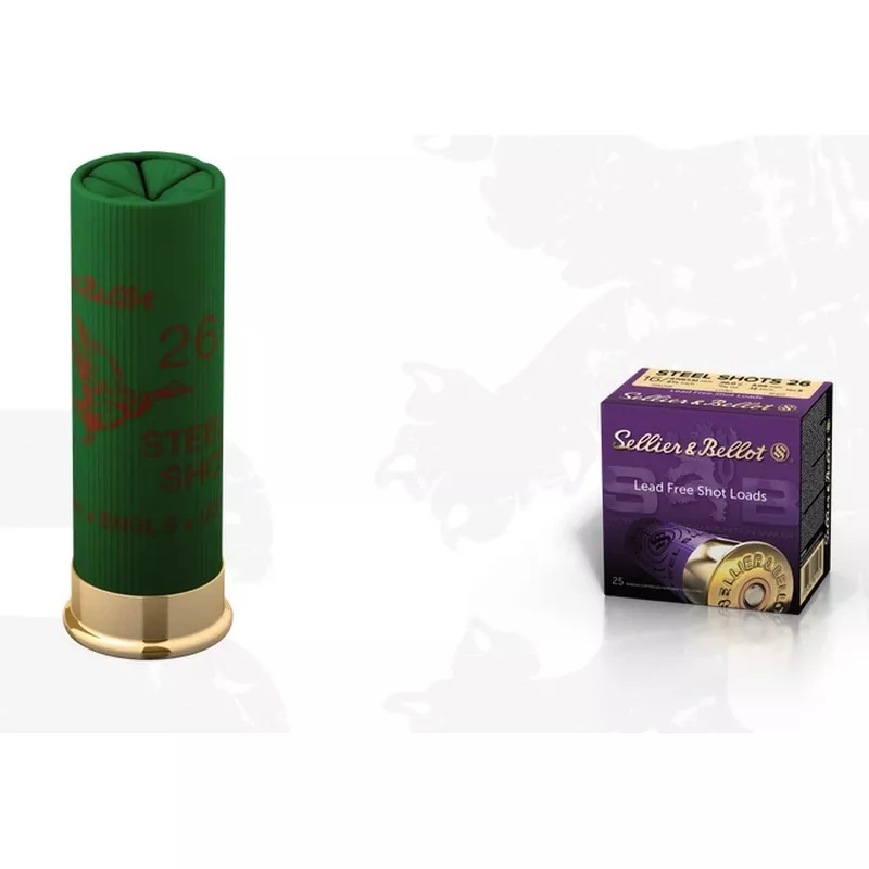 Náboj S&B 16/67,5 Steel Shot 26 g, brok 3,30 mm