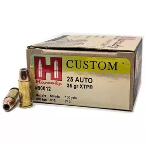 Náboj Hornady 25 Auto XTP Custom 2,3 g / 35 grs