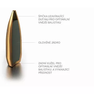 Náboj S&B 7,62x54R HPBT (OTM) 11,3 g / 174 gr