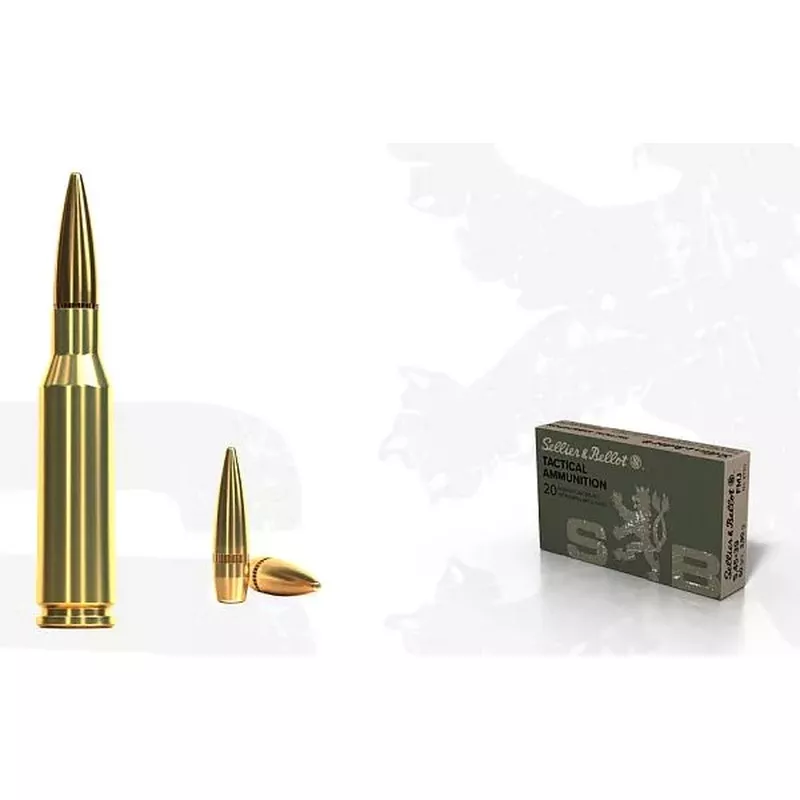 Kulový náboj Sellier & Bellot 5,45x39 FMJ 3,9 g / 60 gr