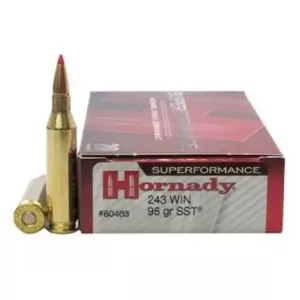 Kulový náboj Hornady 243 Win. Superformance SST 6,16 g / 95 gr