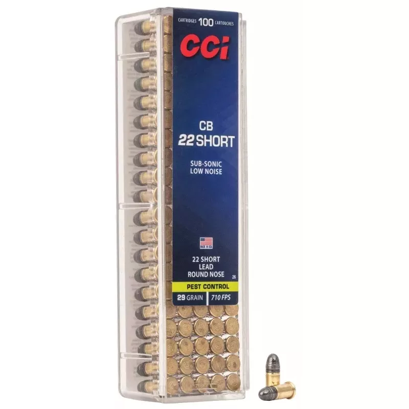 Náboj CCI 22 Short Subsonic LRN 1,88 g / 29 gr