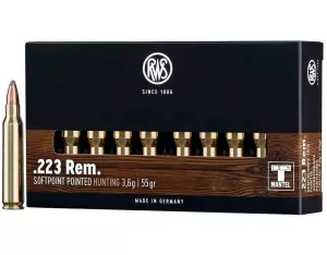 Kulový náboj RWS 223 Rem TMS 3,6 g / 55 gr