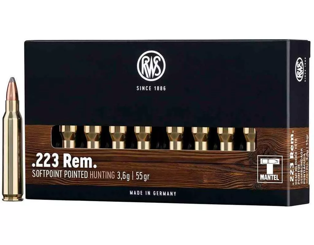 Kulový náboj RWS 223 Rem TMS 3,6 g / 55 gr