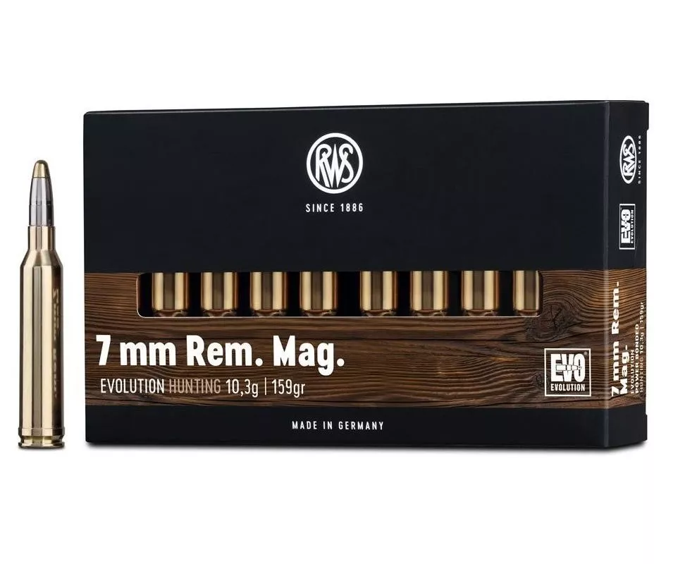 Kulový náboj RWS 7 mm Rem Mag Evolution 10,3 g