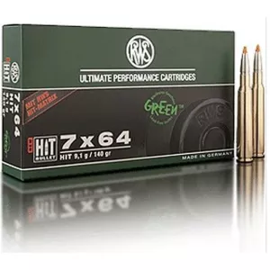 Kulový náboj RWS 7x64 Hit 9,1 g / 140 gr