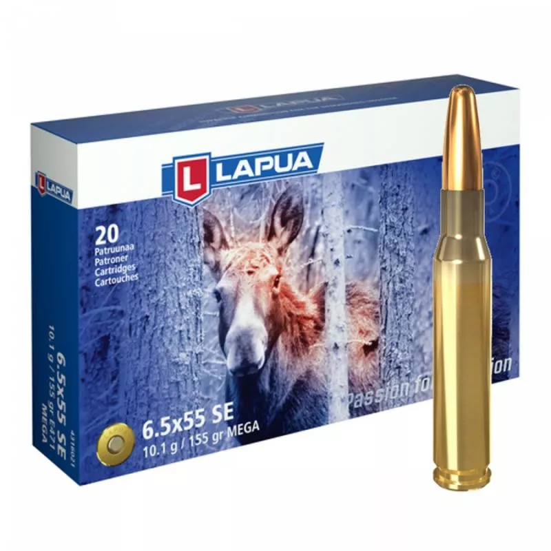 Kulový náboj Lapua 6,5x55 SE Mega 10,1 g / 155 gr