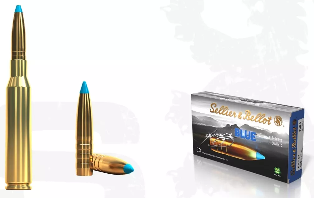 Kulový náboj Sellier & Bellot 6,5x57 TXRG Blue 7,8 g / 120 gr