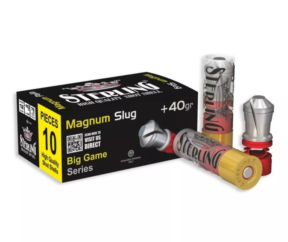 Brokový náboj Sterling 12/76 Magnum Slug 40 g
