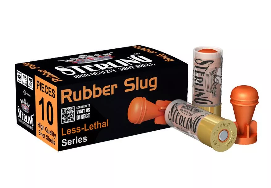 Náboj Sterling 12/70 Rubber Slug 16 g / 247 gr
