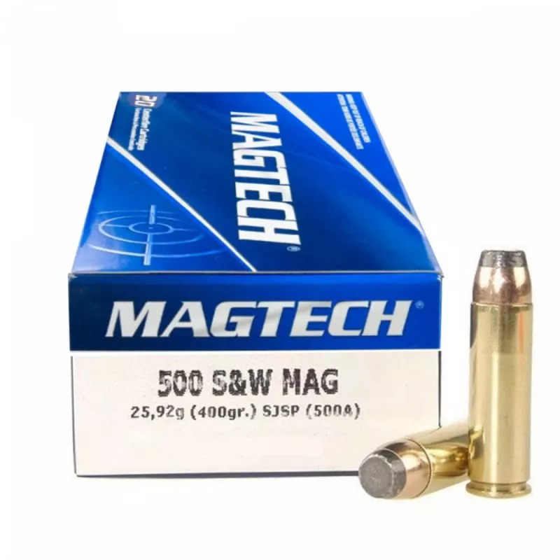 Revolverový náboj Magtech 500 S&W magnum SJSP 25,92 g / 400 gr