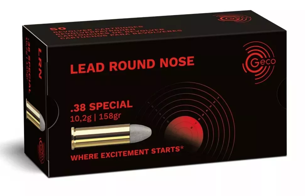 Revolverový náboj Geco 38 Special LRN 10,2 g / 158 gr