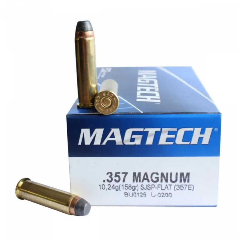 Revolverový náboj Magtech 357 Magnum SJSP 10,24 g / 158 gr