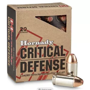 Náboj Hornady .45 ACP FTX Critical Defense 12 g / 185 grs