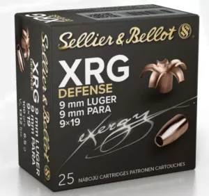 Pistolový náboj Sellier & Bellot 9mm Luger XRG Defense 6,5 g