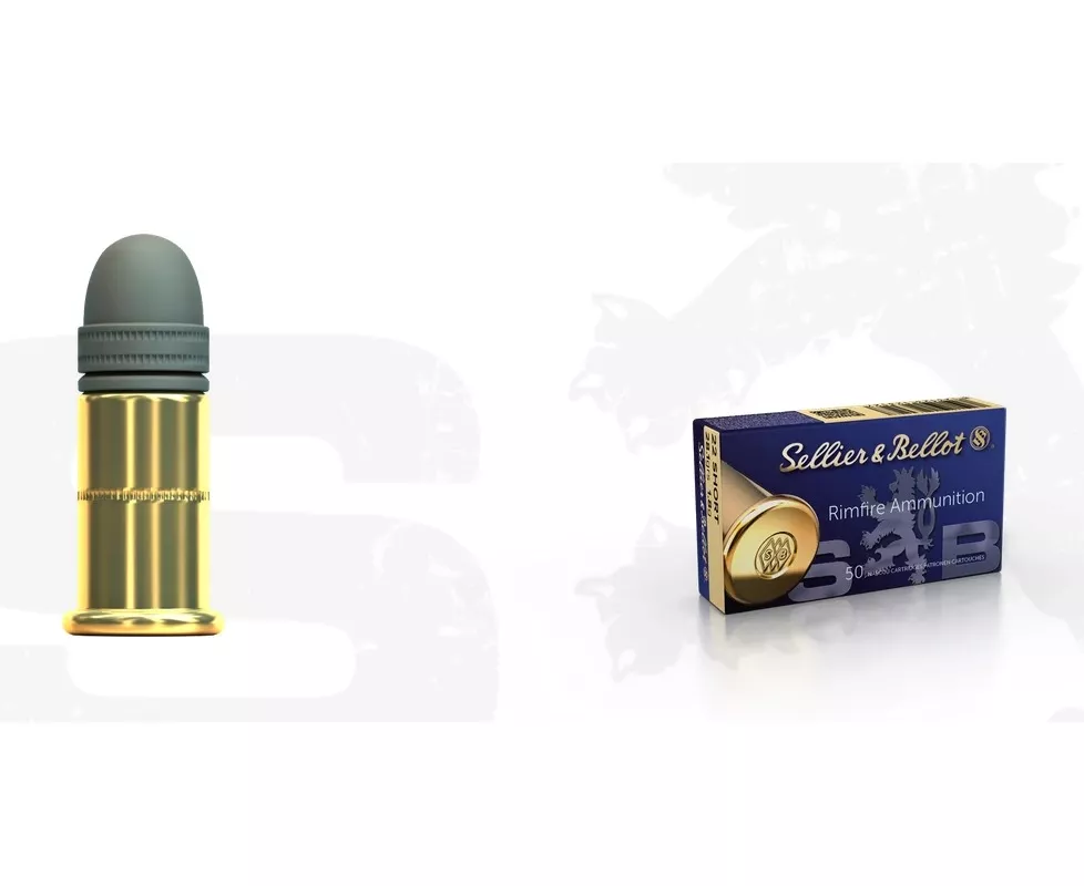 Malorážkový náboj Sellier & Bellot 22 Short 1,8 g / 27,8 gr