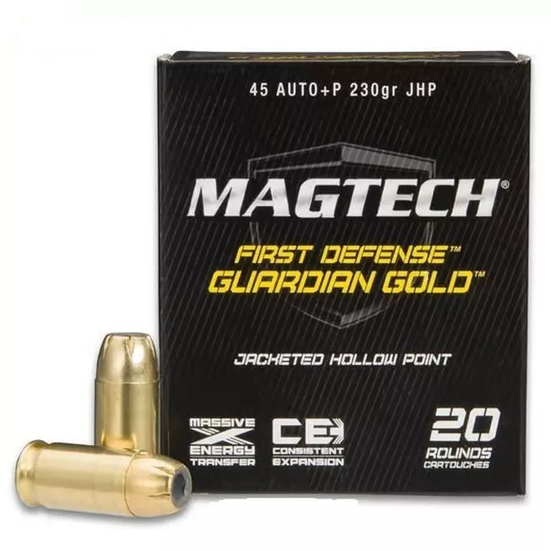 Magtech 45 Auto +P JHP Guardian Gold 14,9g