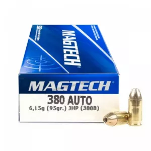 Pistolový náboj Magtech 9 Browning JHP 6,15 g