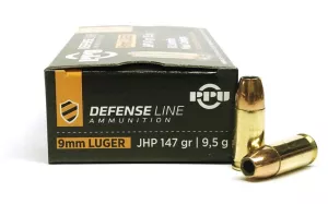 Kulový náboj Prvi Partizan 9 mm Luger JHP 9,5 g