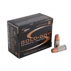 Náboj Speer 9 Luger Gold Dot 8,0 g / 124 grs 20 ks