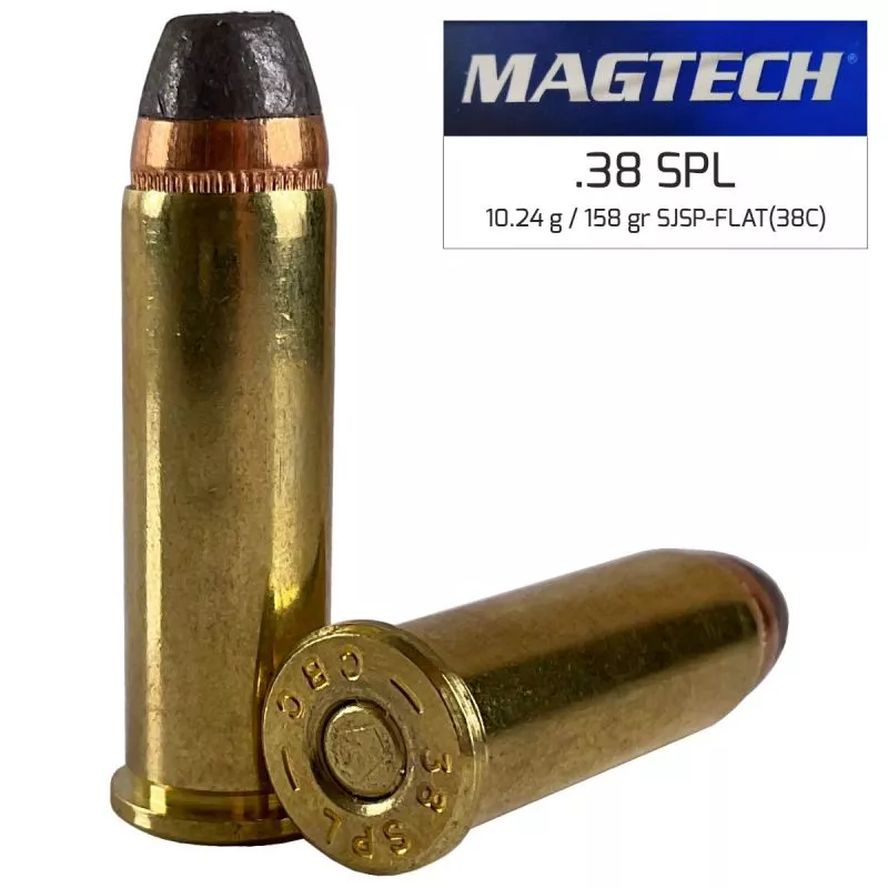 Revolverový náboj Magtech 38 Special SJSP 10,24 g