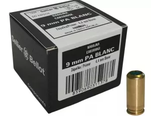 Startovací náboj Sellier & Bellot 9 mm PA Blanc