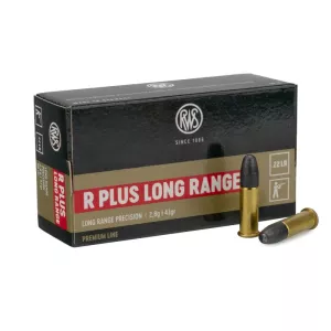 Malorážkový náboj RWS 22 LR R Plus Long Range 2,8g / 43gr