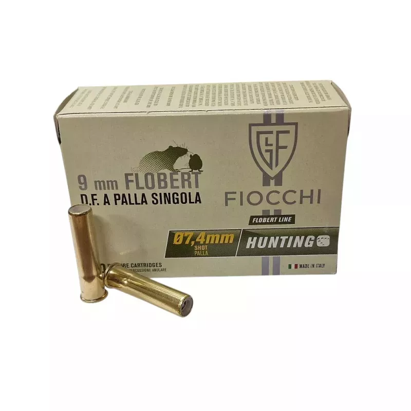 Náboj Fiocchi 9 mm Flobert - jednotná střela