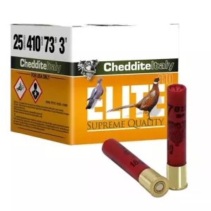 Brokový náboj Cheddite 410/73 Elite 18 g, brok 3,1 mm