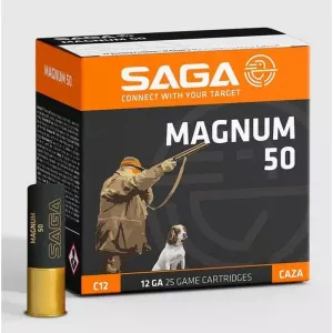 Brokový náboj Saga 12/76 Magnum 50 g, brok 4,0 mm