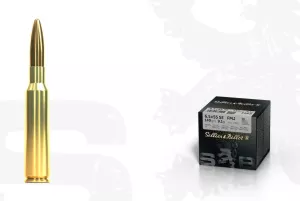 Kulový náboj Sellier & Bellot 6,5x55 SE FMJ 9,1 g Bulk Packing