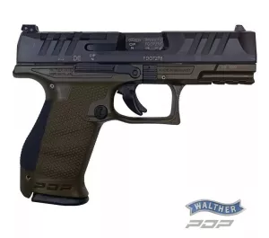 Samonabíjecí pistole Walther PDP Compact OD Green 4" 9mm luger Pistole Walther PDP Compact OD Green 4" 9 mm Luger