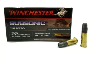 Malorážkový náboj 22 LR Winchester 42 Max 22 HP 2,7 g / 42 gr